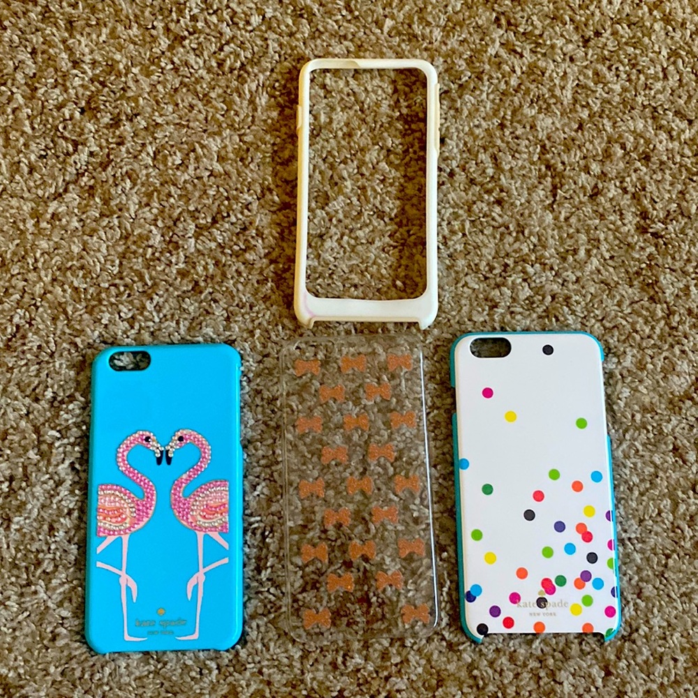 Set of 3 Kate Spade phone cases & insert for iPhone 7plus